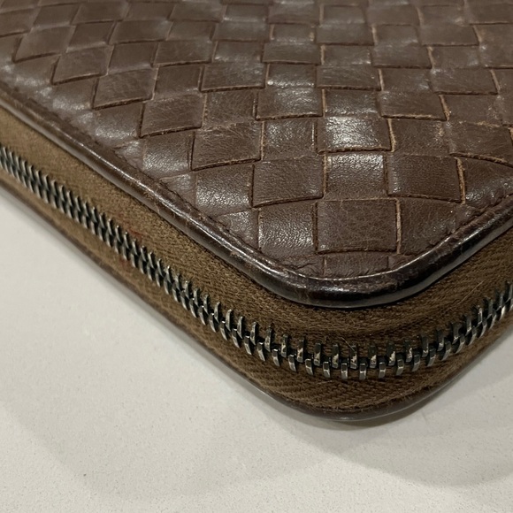 Bottega Venetta - Woven Long. Zipper Wallet - Picture 3 of 7